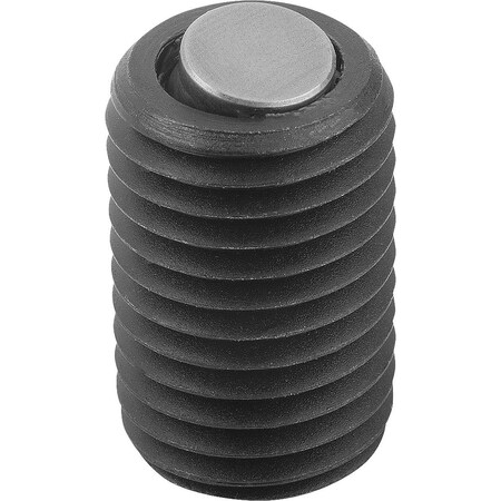 Kipp Self-Aligning Pads With O-Ring, Form:C Carbon Steel, Comp:Tool Steel K0290.116X025